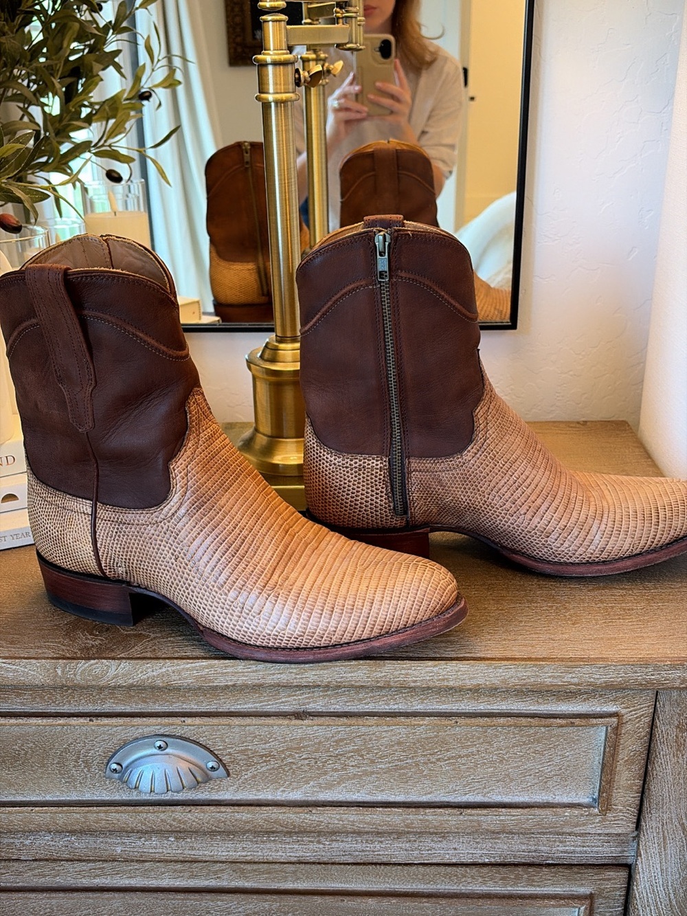 TECOVAS The Nick Lizard Leather Western Boot - 11 - Picture 9 of 13